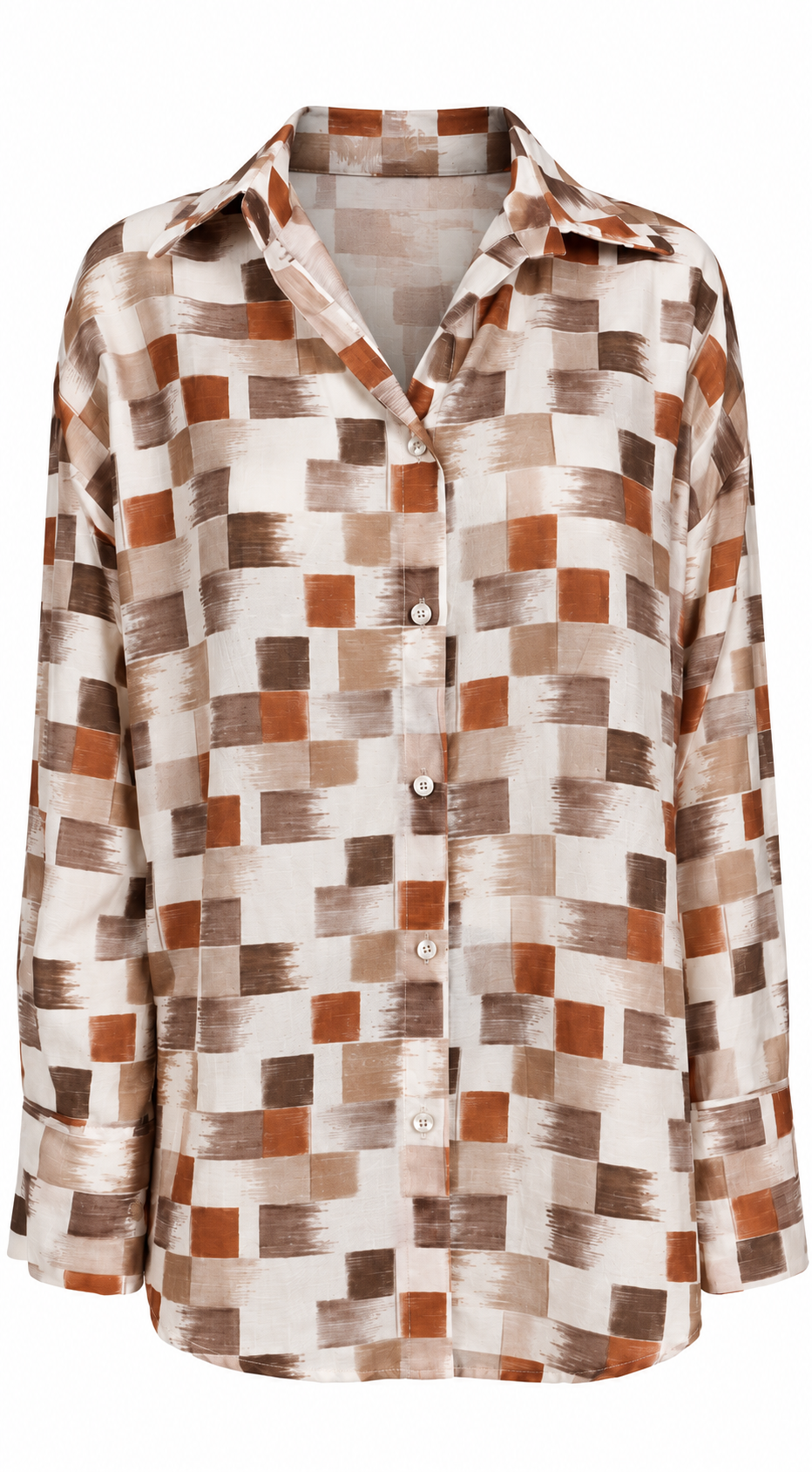 Maxi camicia a quadri