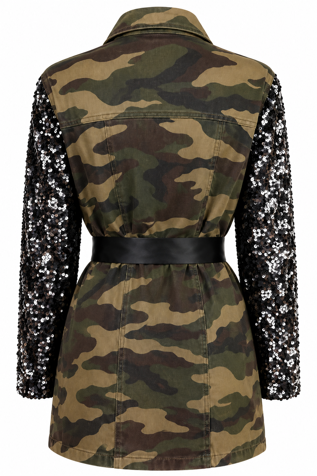 Giacca militare con pailettes