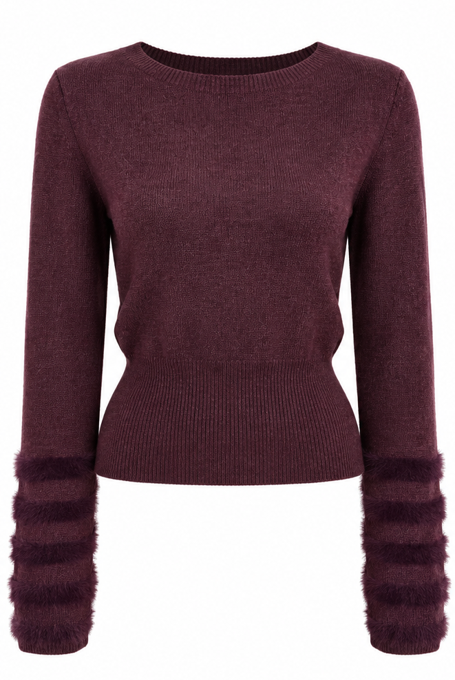 Maglia con maniche ecofur