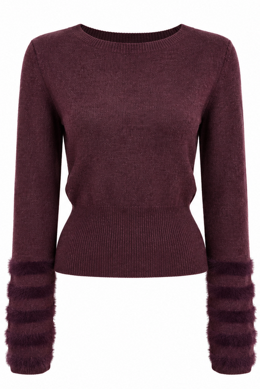 Maglia con maniche ecofur