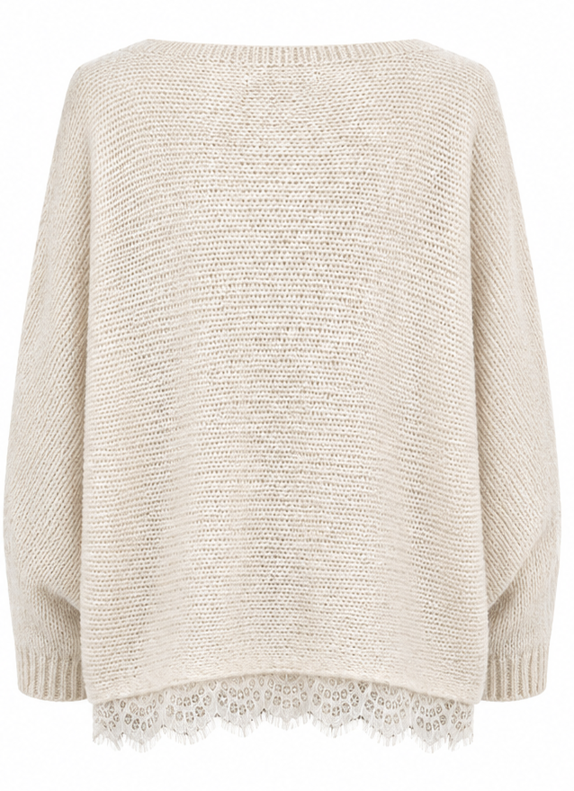 Maglione con pizzo