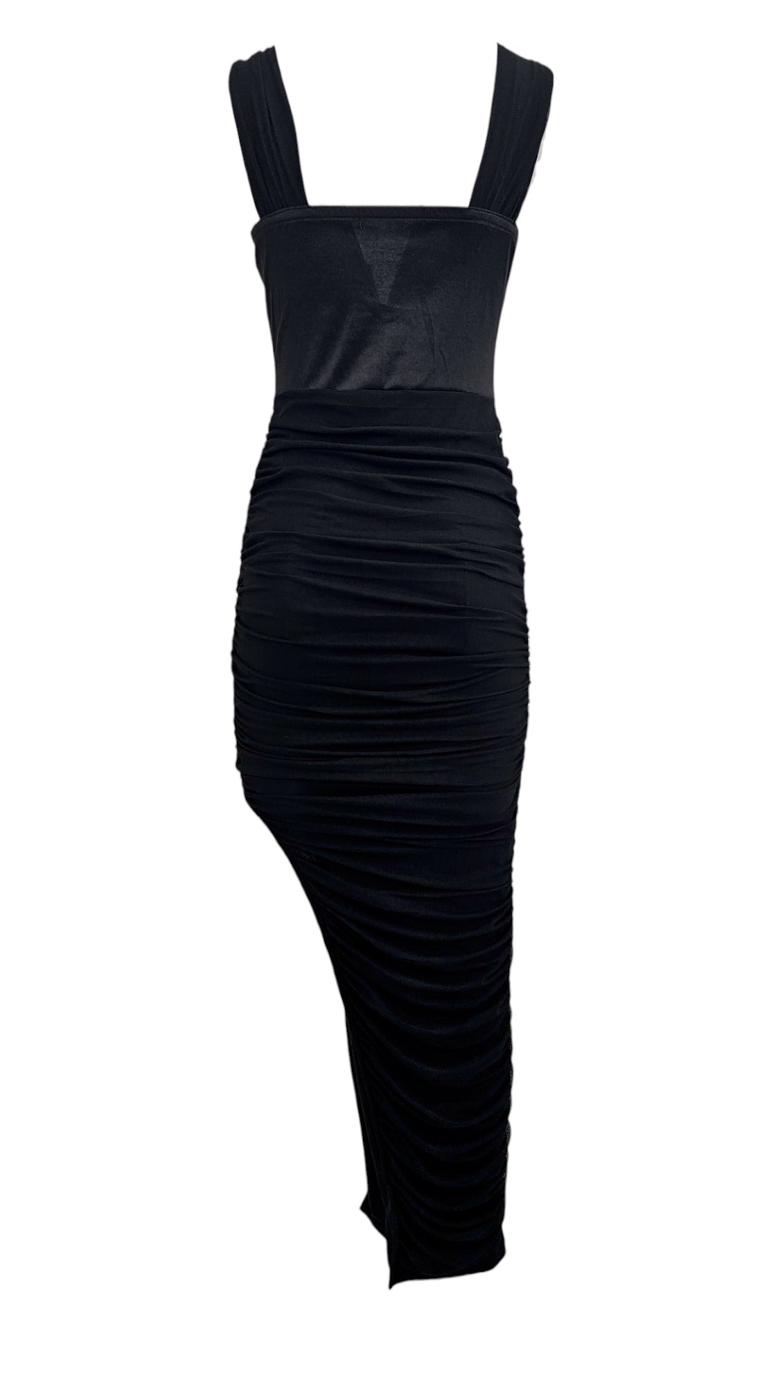 Elegant long black dress
